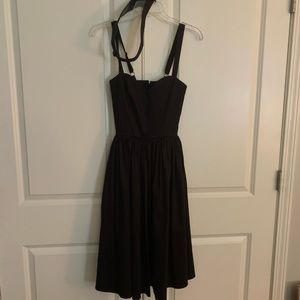 Vixen by Micheline Pitt black swing dress small